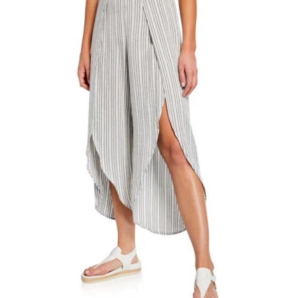 lost + wander Pants - lost + wander | kika stripe split culottes